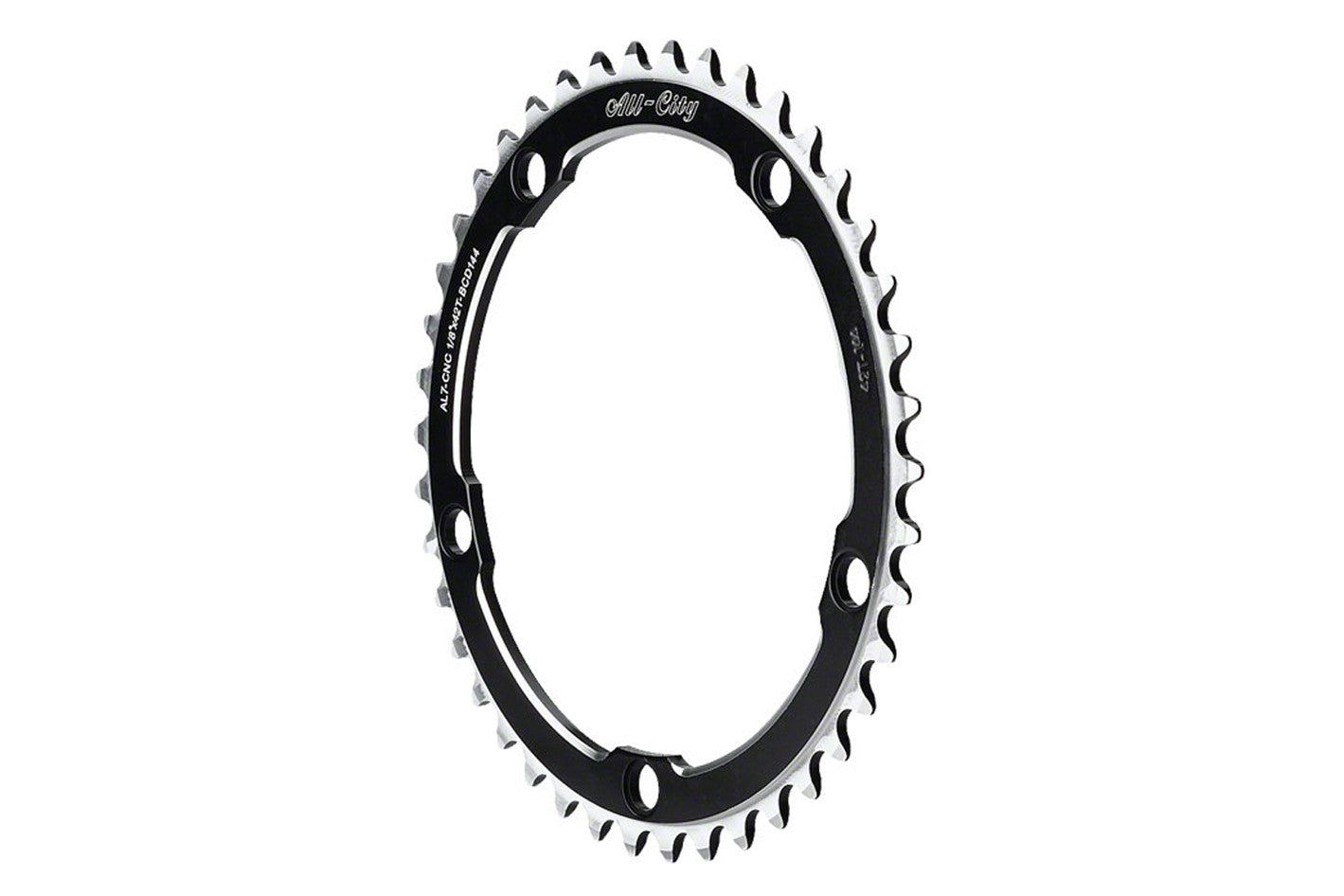 All City 612 Track Chainring Black