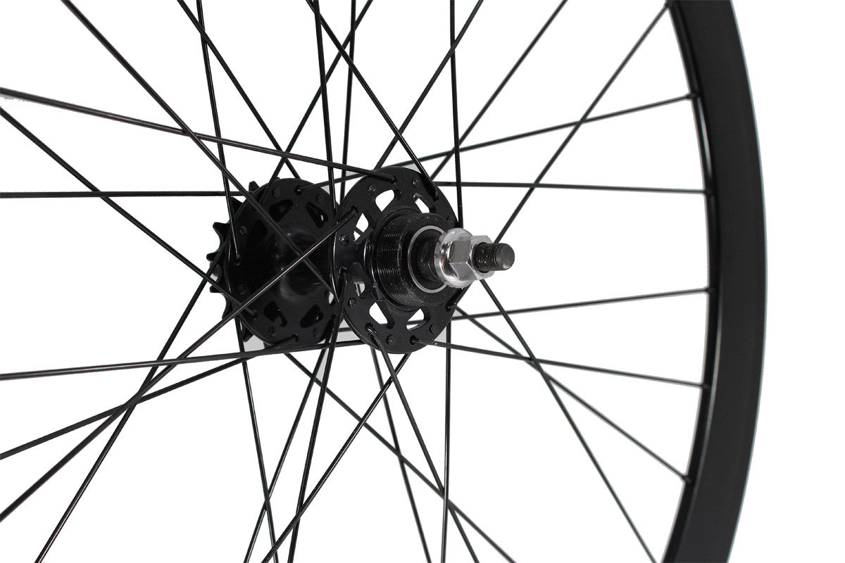 Anodized Black Fixed Gear Wheelset