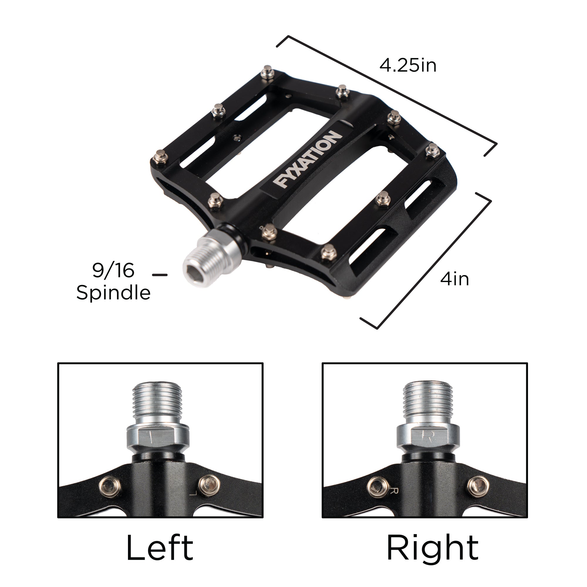Mesa 61 Alloy Thin Platform Pedal Fyxation