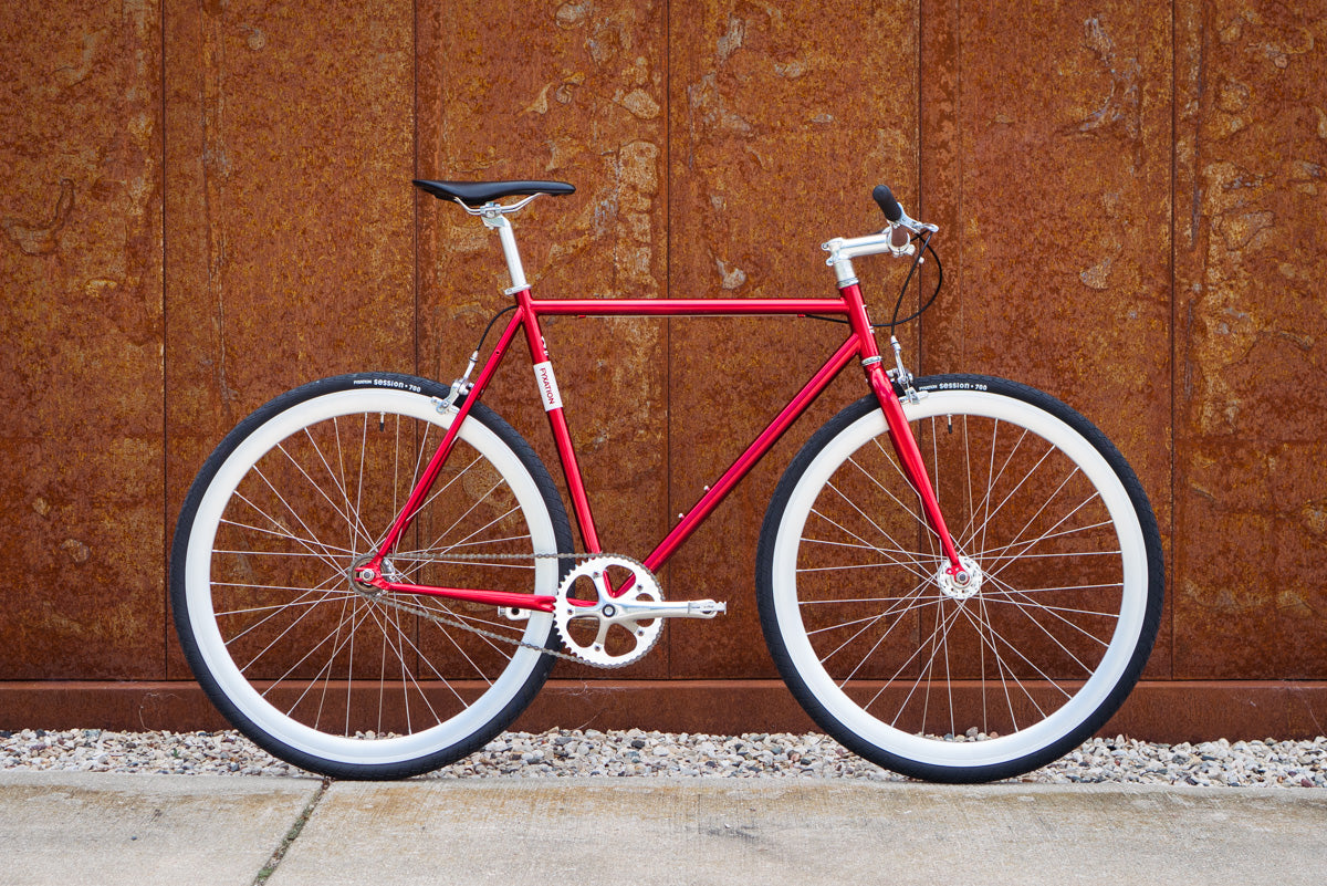 Eastside X Chrome Red 10 Year Anniversary Fixed Gear Bike Fyxation