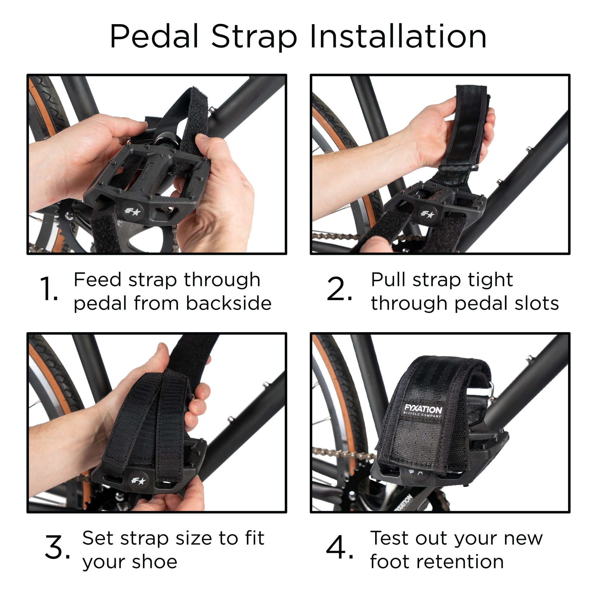 Gates Fixed Gear Pedal Straps – Fyxation